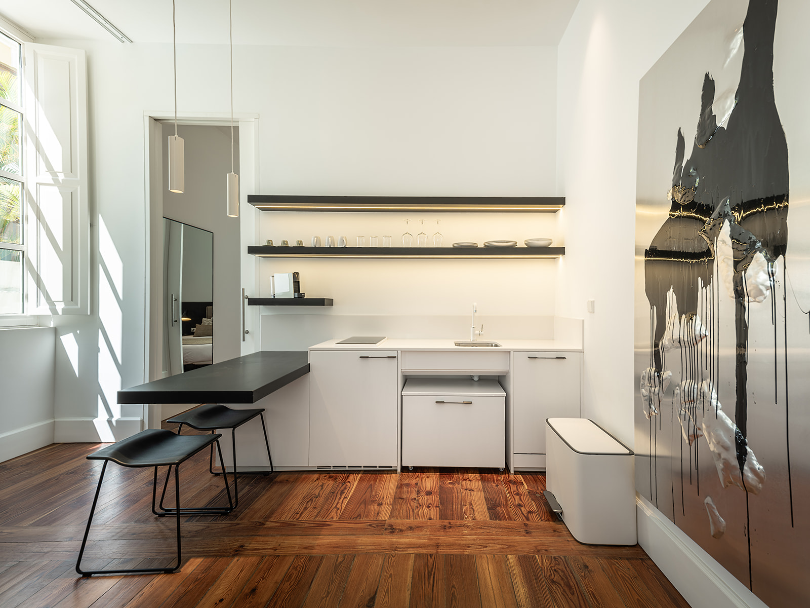 Kitchen adapted for people with reduced mobility